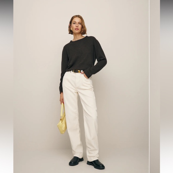 Reformation Denim - Reformation Val 90s Mid Rise Straight Corduroy Pants